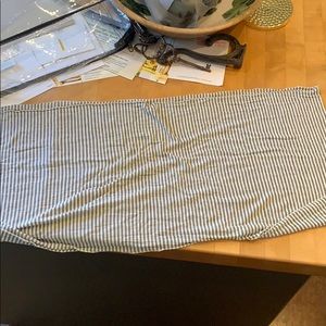 Gray & White infinity scarf